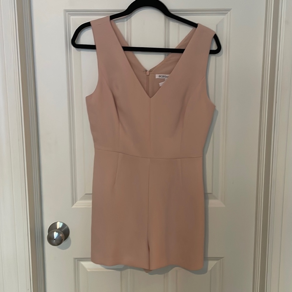 BCBGeneration Pink Romper Pockets small 6
